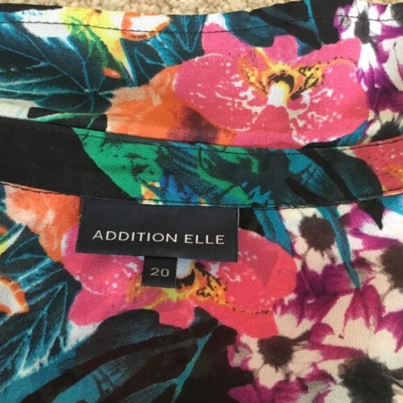 Additionelle sleeveless floral sheer top - Picture 5 of 5